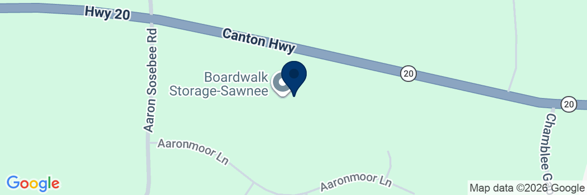 Map showing facility locations
